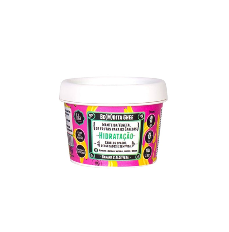 MASCARA BEMDITA GHEE HIDRATAÇÃO BANANA 100G - LOLA COSMETICS