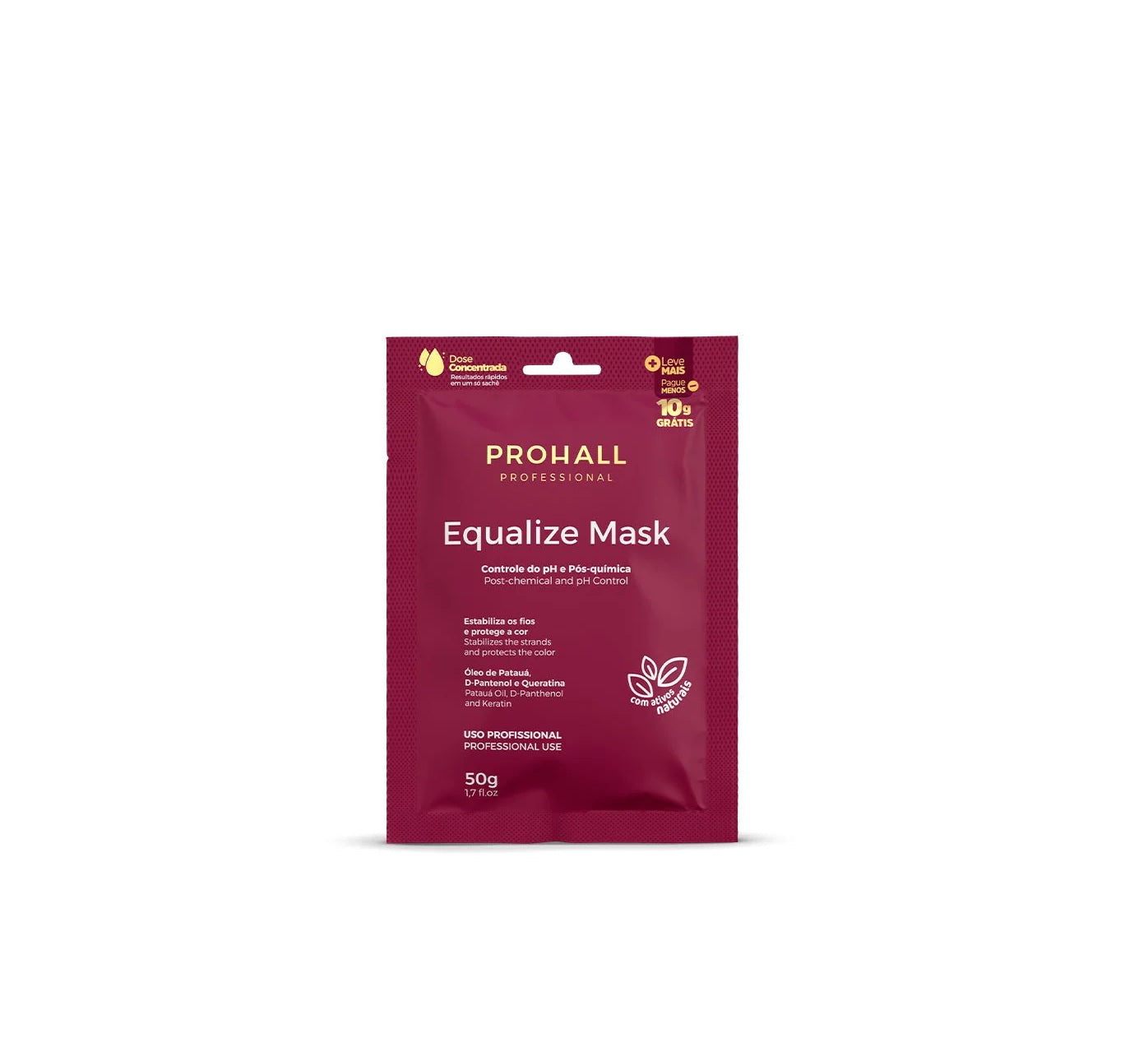 SACHE - MASCARA RECONSTRUTORA NEUTRALIZANTE EQUALIZE 50G - PROHALL