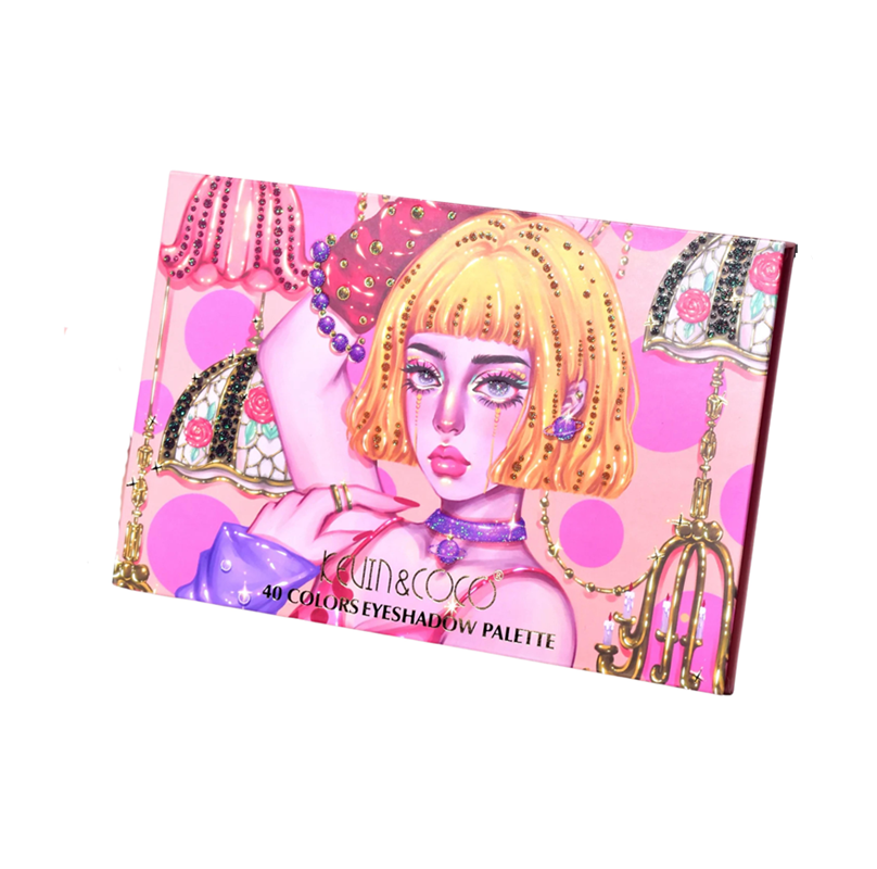 PALETA DE SOMBRAS 40 CORES - KEVIN & COCO