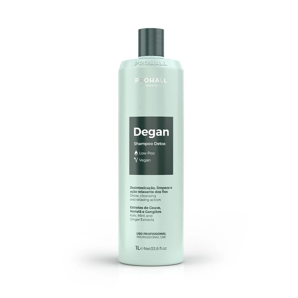 SHAMPOO DEGAN LIMPEZA PROFUNDA DETOX VEGANO 1L - PROHALL