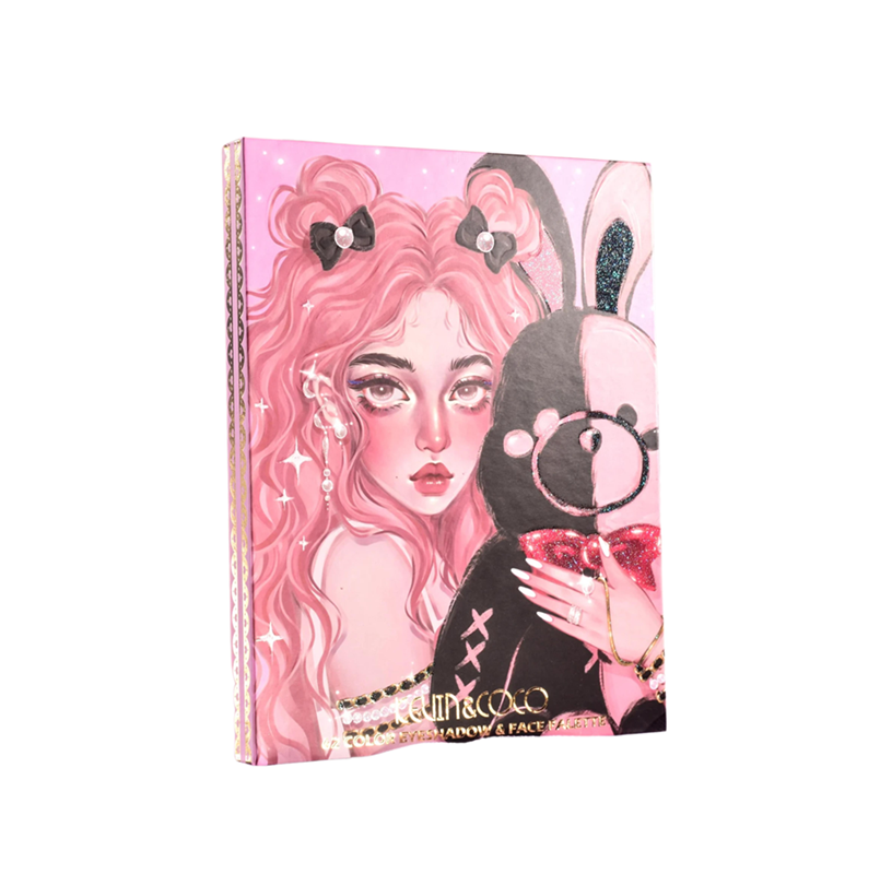 PALETA DE SOMBRAS E ILUMINADOR 62 CORES - KEVIN & COCO