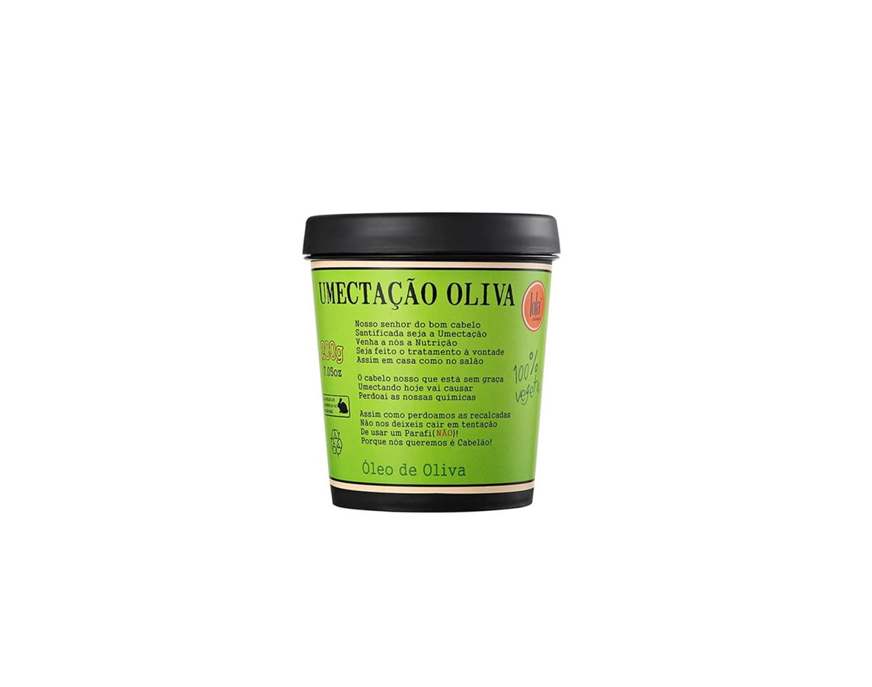 UMECTAÇÃO OLIVA RESTAURAÇÃO CAPILAR 200G - LOLA COSMETICS