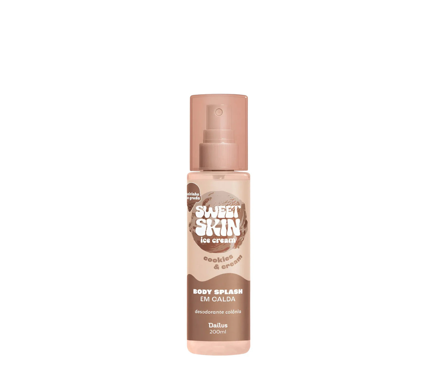BODY SPLASH EM CALDA COOKIE E CREAM 200 ML - DAILUS