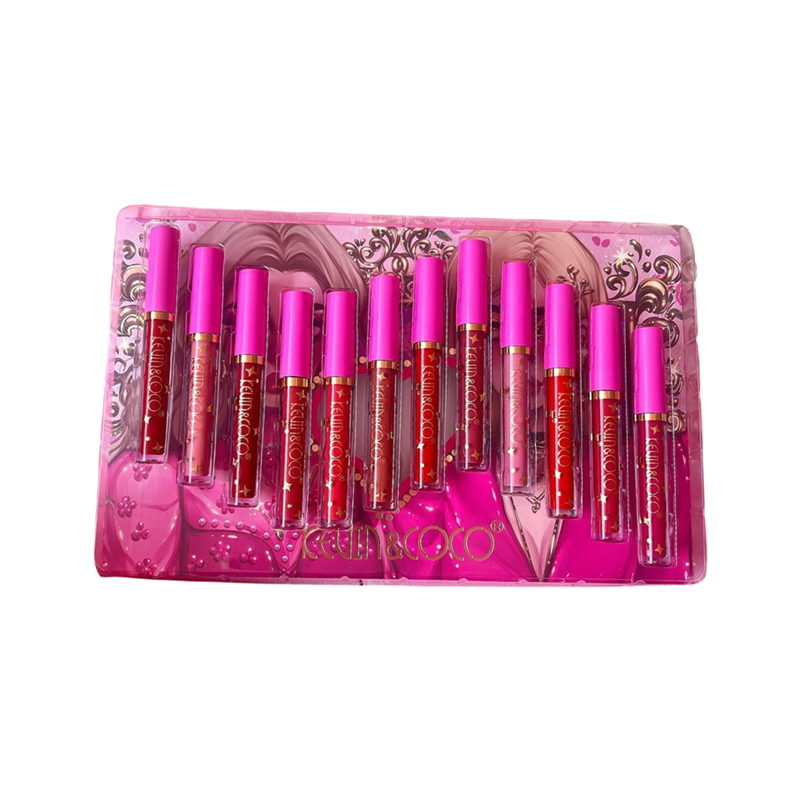 12 COLOR LIP GLOSS - KEVIN & COCO