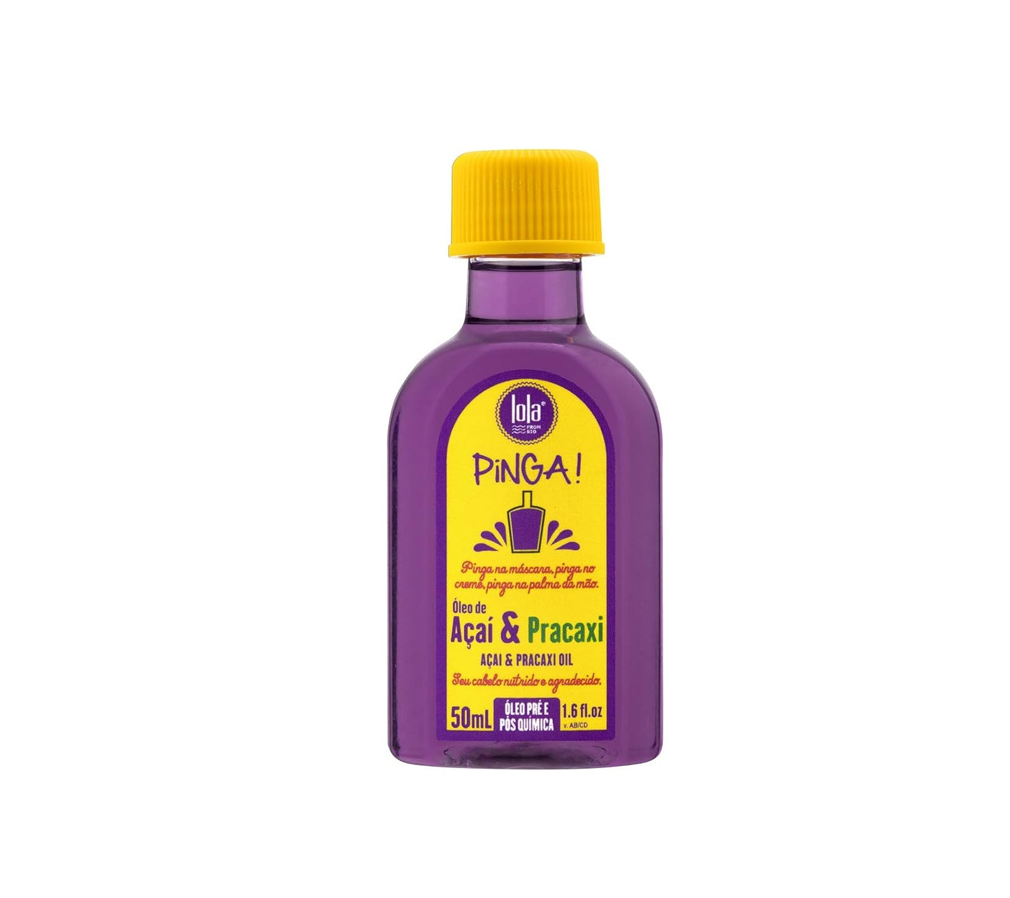 OLEO PINGA DE AÇAI E PRACAXI 50ML - LOLA COSMETICS
