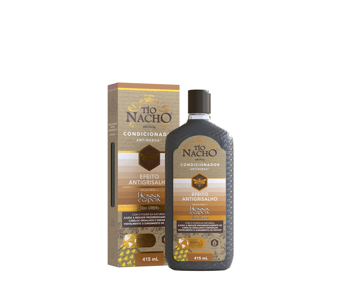 CONDICIONADOR EFEITO ANTIGRISALHO 415ML - TIO NACHO