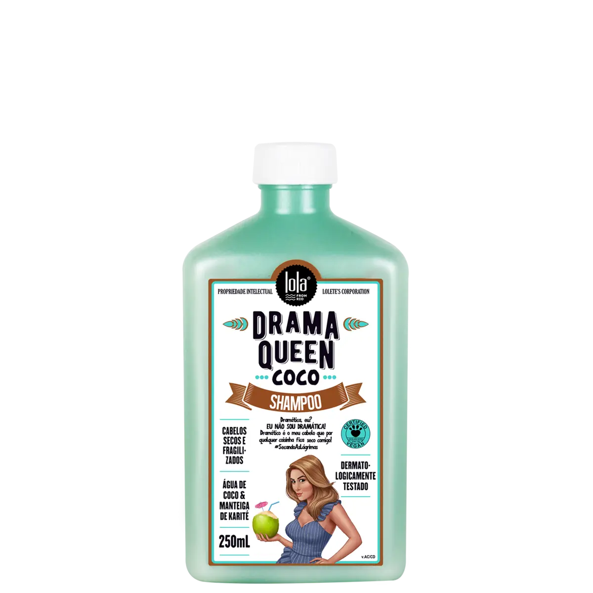 SHAMPOO DRAMA QUEEN COCO 250ML - LOLA COSMETICS