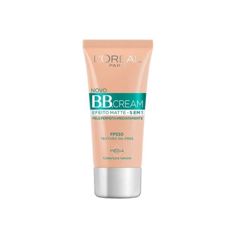BB CREAM EFEITO MATTE 5X1 FPS50 COR MEDIA 30ML - LOREAL
