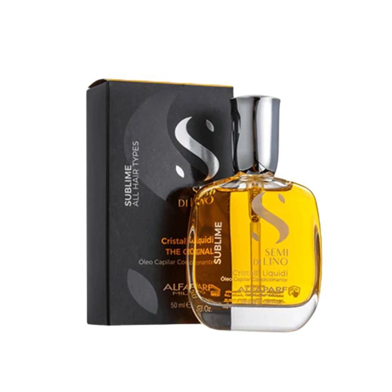 OLEO CAPILAR CONDICIONANTE SEMI DI LINO CRISTALLI LIQUIDI 50ML - ALFAPARF