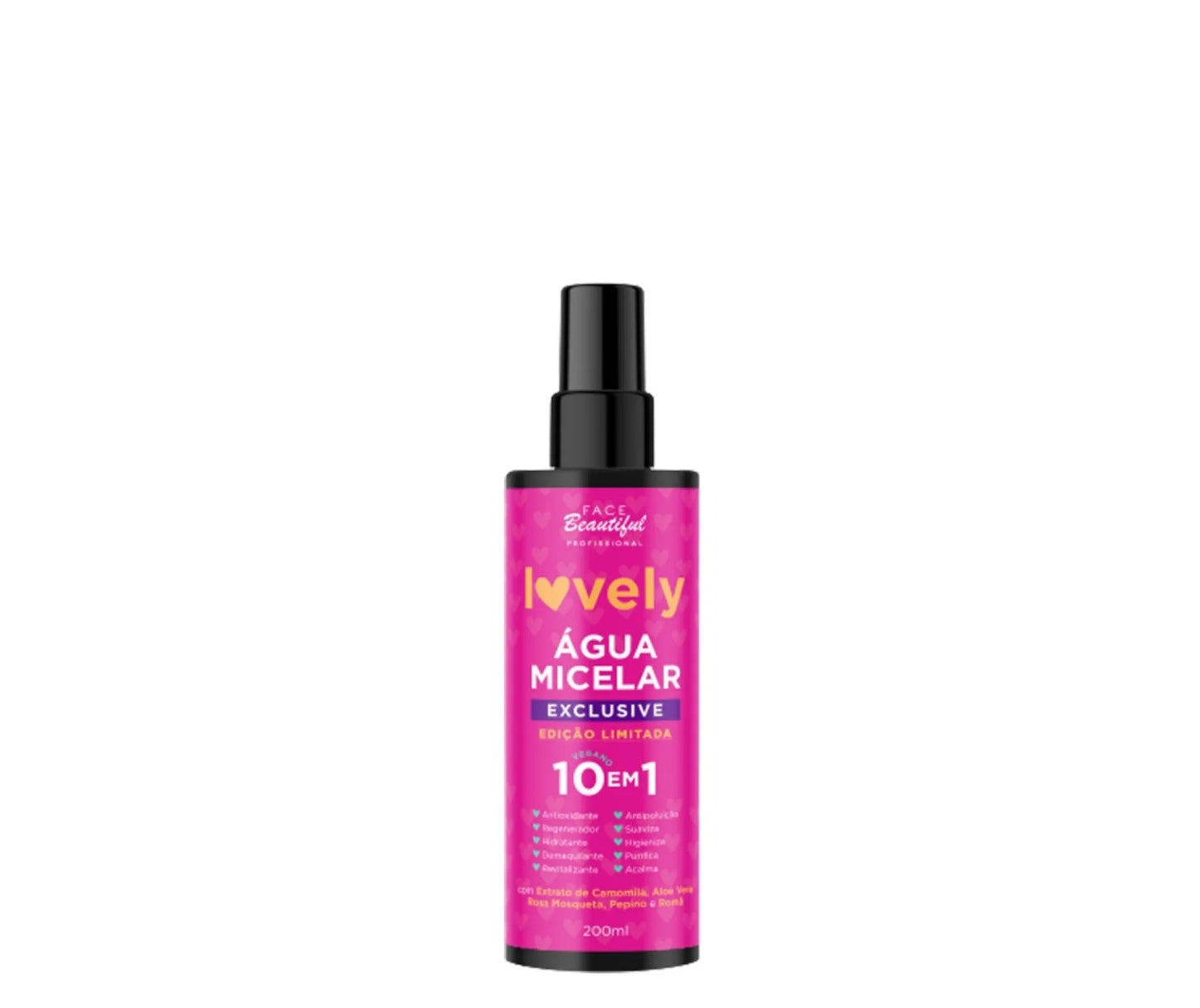 AGUA MICELAR 10X1 200ML LOVELY - FACE BEAUTIFUL