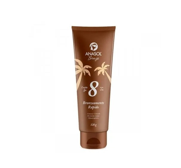 LOÇÃO BRONZEADORA FPS8 120G - ANASOL