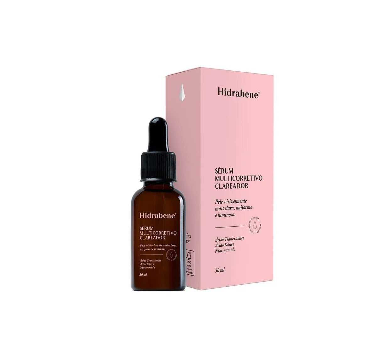 SERUM MULTICORRETIVO CLAREADOR 30ML - HIDRABENE