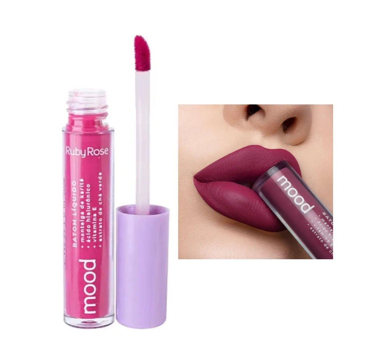 BATOM LIQUIDO ROMANCE MOOD - RUBY ROSE