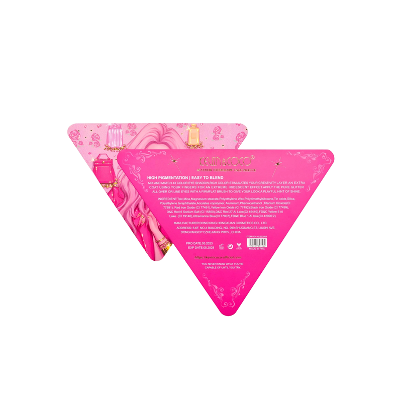 PALETA FACIAL 43 CORES - KEVIN & COCO