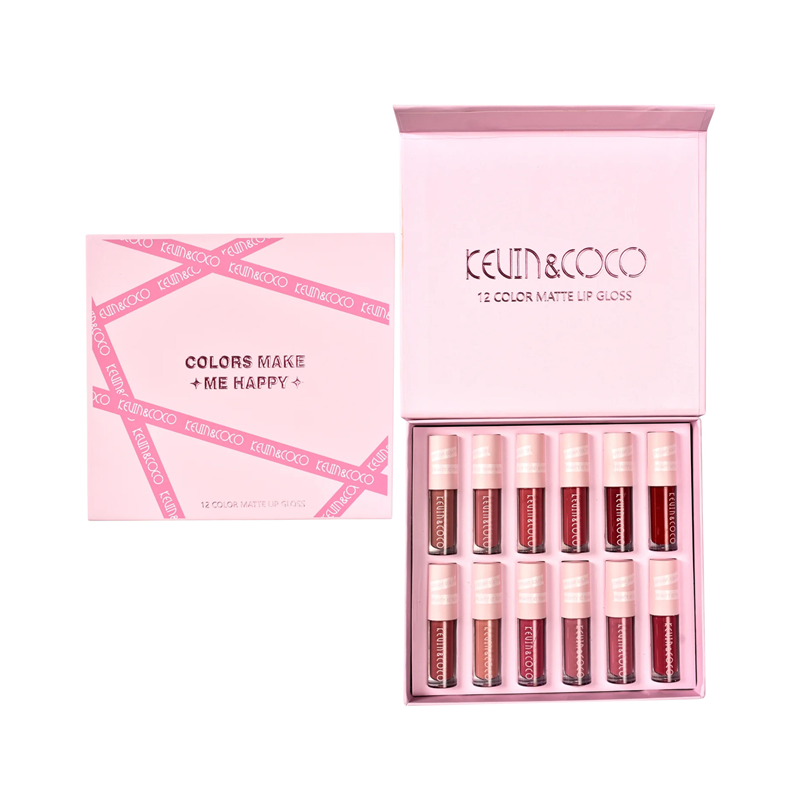 LIP GLOSS 12 CORES MATTE - KEVIN & COCO