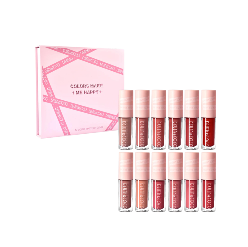 LIP GLOSS 12 CORES MATTE - KEVIN & COCO