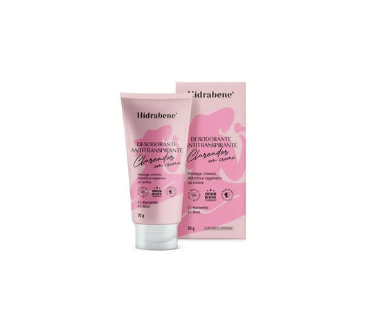 DESODORANTE ANTITRANSPIRANTE CLAREADOR EM CREME 70G - HIDRABENE