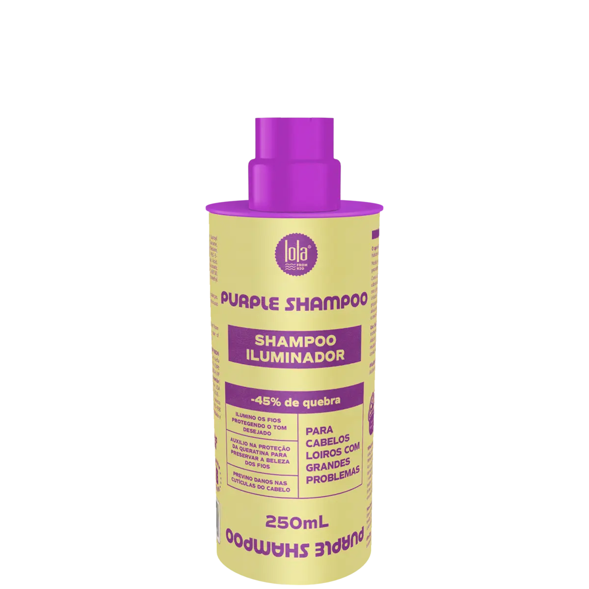 SHAMPOO ILUMINADOR PURPLE 250ML - LOLA COSMETICS