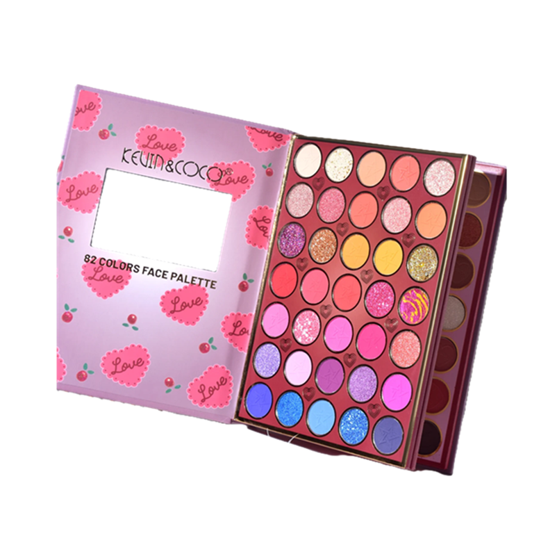 PALETA FACIAL 82 CORES - KEVIN & COCO