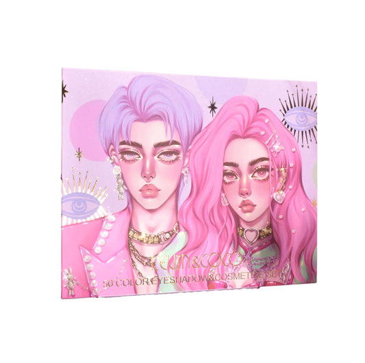 PALETA FACIAL 50 CORES - KEVIN & COCO