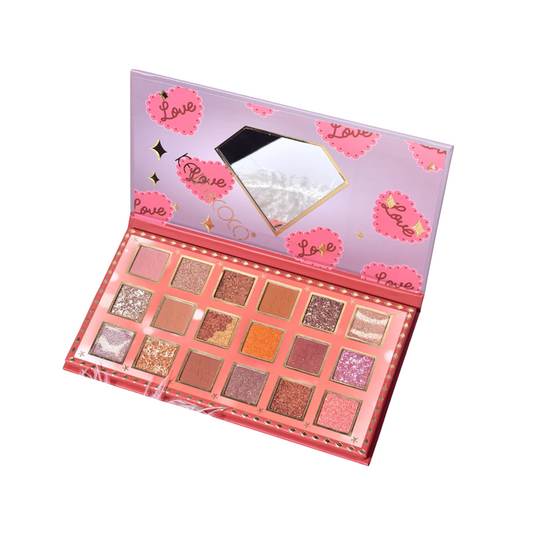 PALETAS DE SOMBRAS 18 CORES - KEVIN & COCO