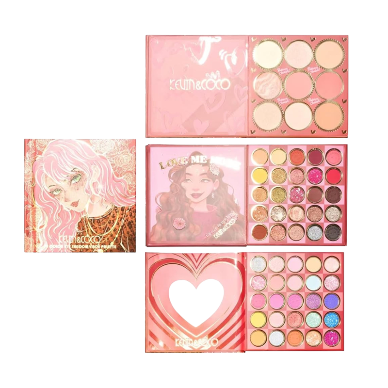 PALETA FACIAL 59 CORES - KEVIN & COCO