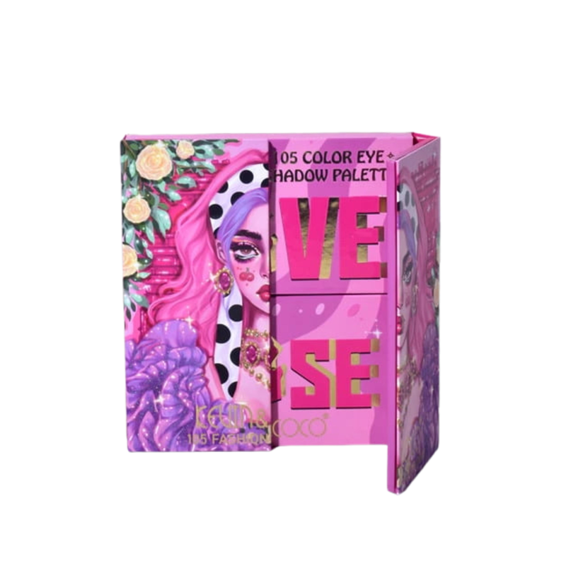 PALETA DE SOMBRAS 105 CORES - KEVIN & COCO