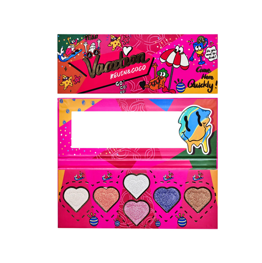 PALETA DE ILUMINADOR 6 CORES - KEVIN & COCO