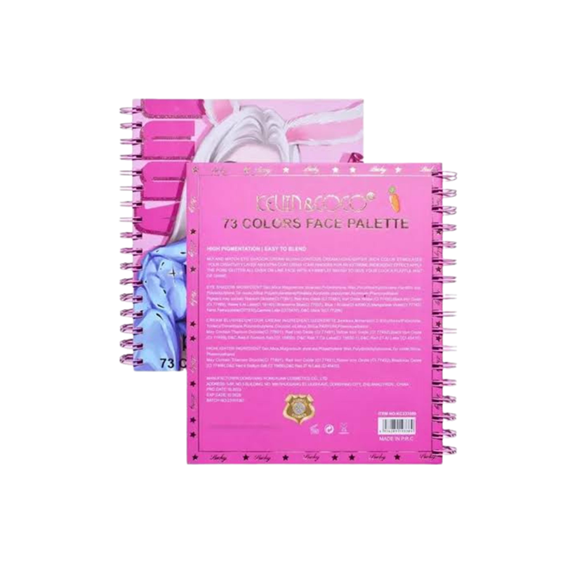 PALETA FACIAL 73 CORES - KEVIN & COCO