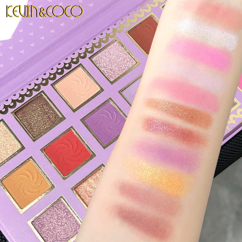 PALETA DE SOMBRAS 18 CORES - KEVIN & COCO