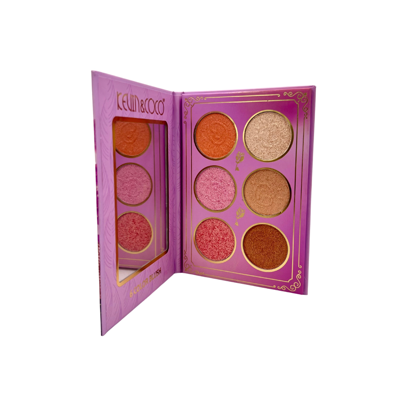 PALETA FACIAL 54 CORES SOMBRAS ILUMINADORES E GLOSS - KEVIN & COCO