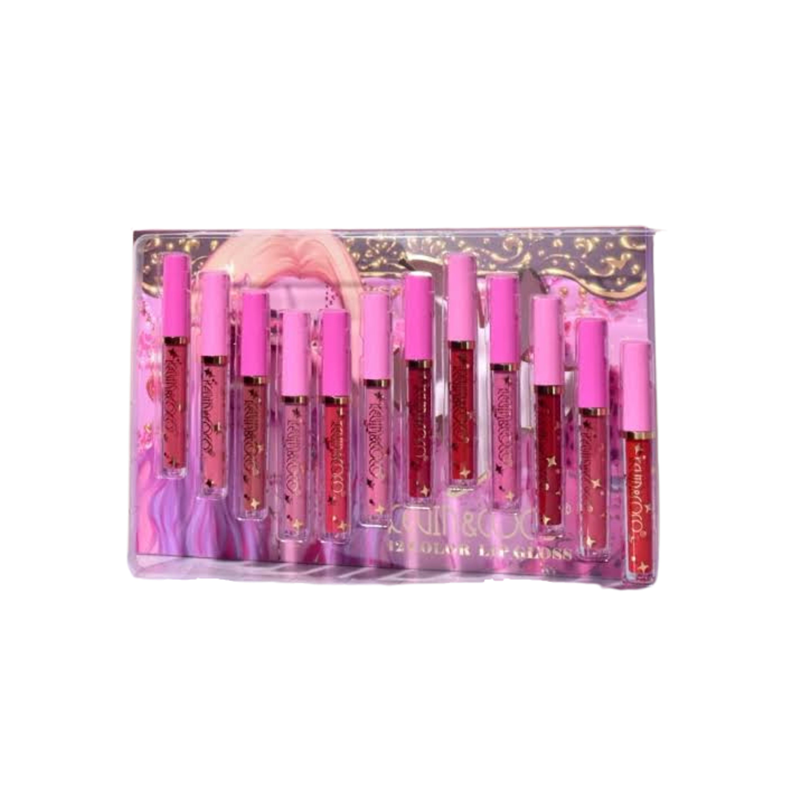 12 COLOR LIP GLOSS - KEVIN & COCO