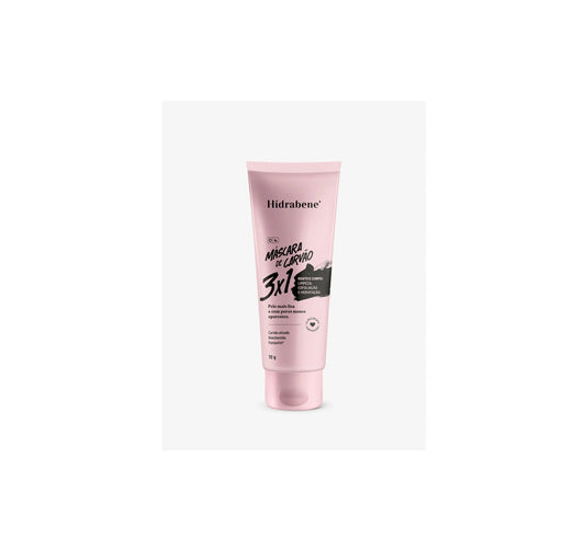 MASCARA DE CARVÃO 3X1 70G - HIDRABENE