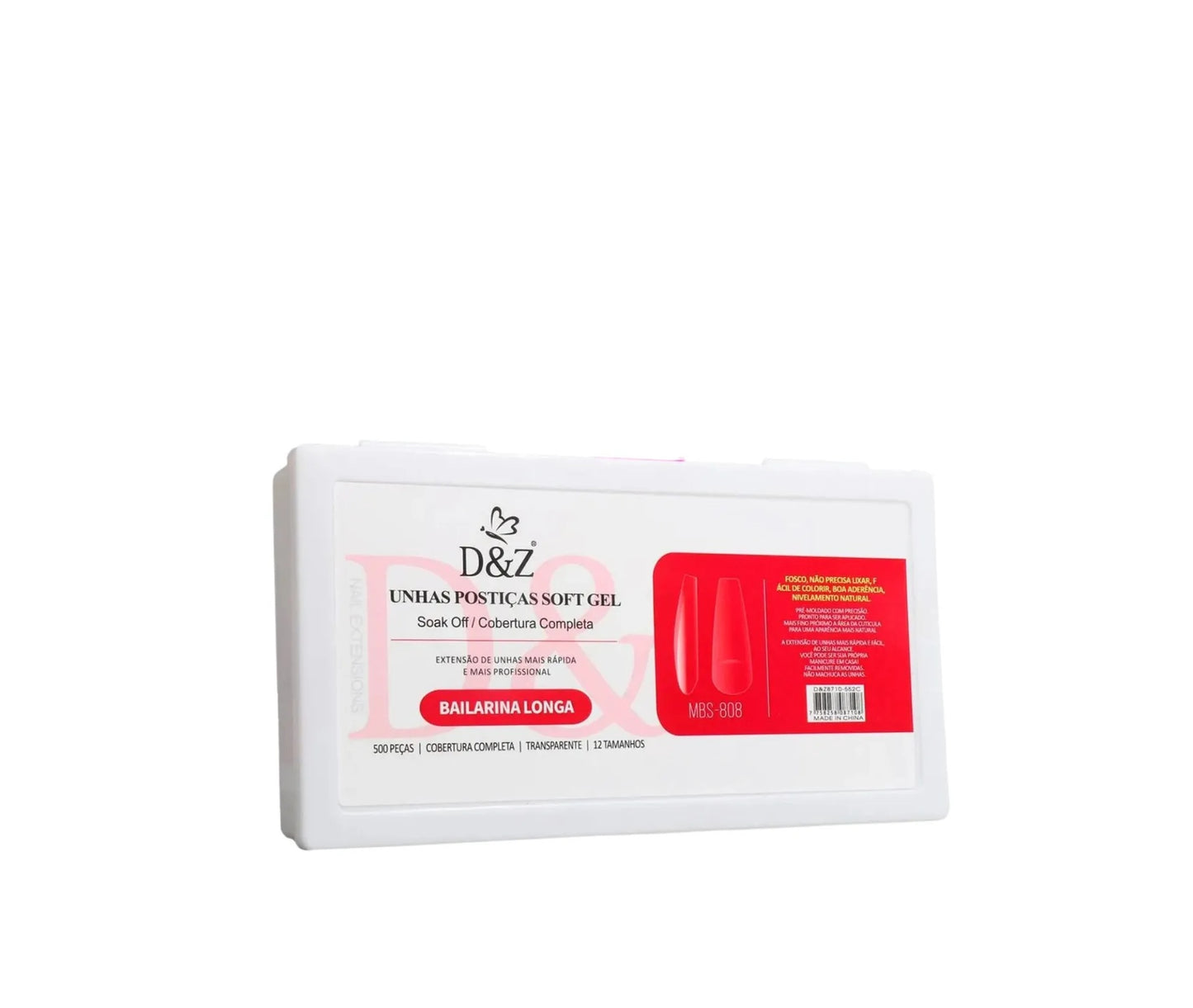 TIPS PARA SOFT GEL BAILARINA LONGA X500 - DZ