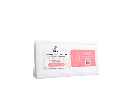TIPS PARA SOFT GEL AMENDOA MEDIA X500 - DZ