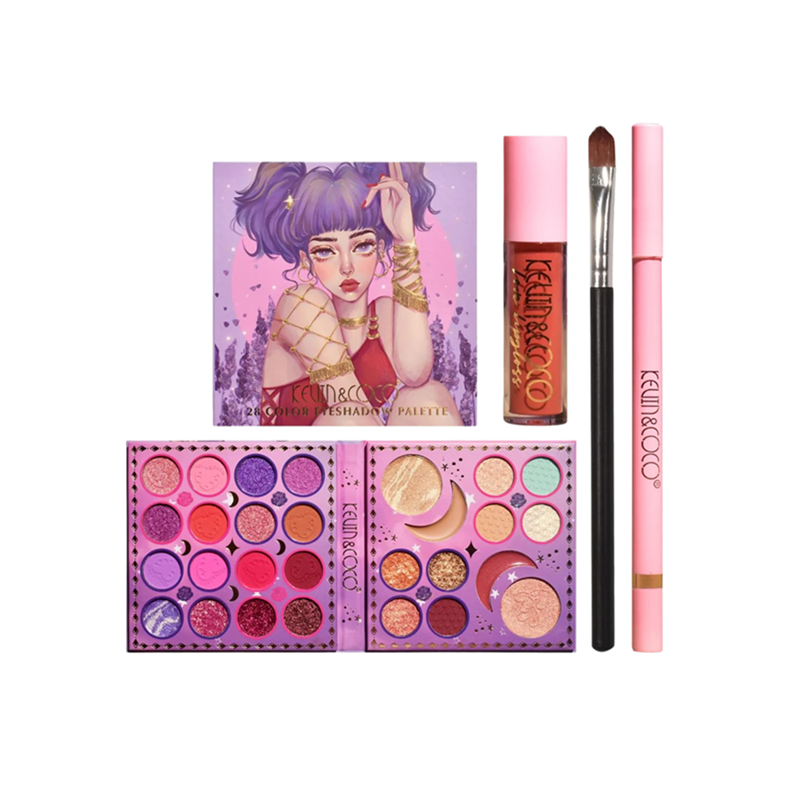 PALETA FACIAL 28 CORES - KEVIN & COCO