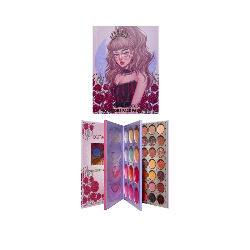 PALETA FACIAL 82 CORES - KEVIN & COCO