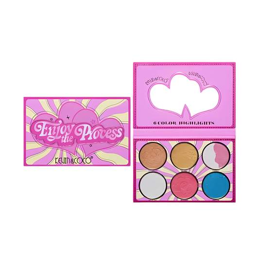 PALETA DE ILUMINADORES 6 CORES - KEVIN & COCO
