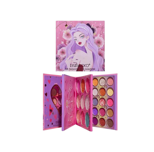 PALETA FACIAL 59 CORES - KEVIN & COCO