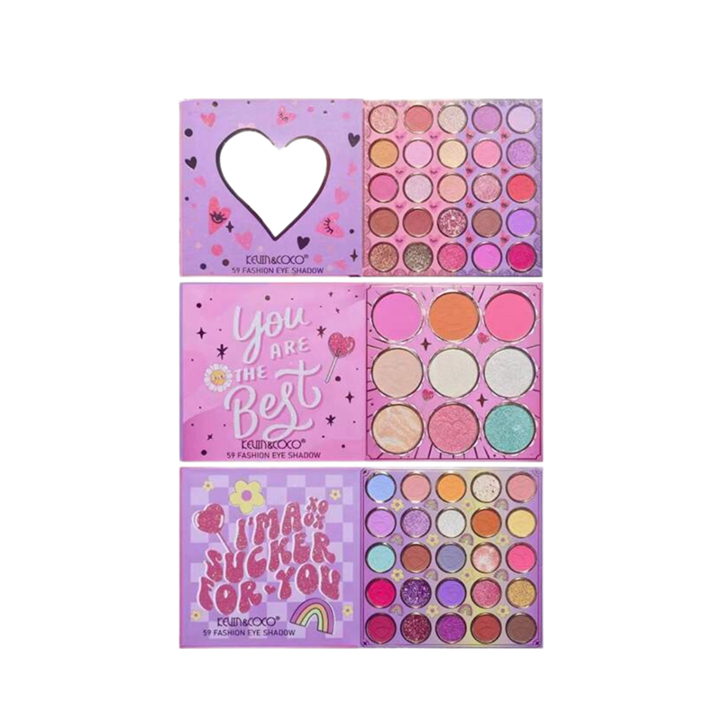 PALETA FACIAL 59 CORES - KEVIN & COCO