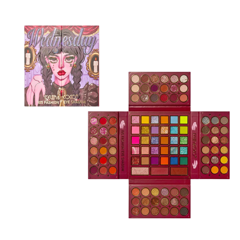 PALETA DE SOMBRAS 105 CORES - KEVIN & COCO
