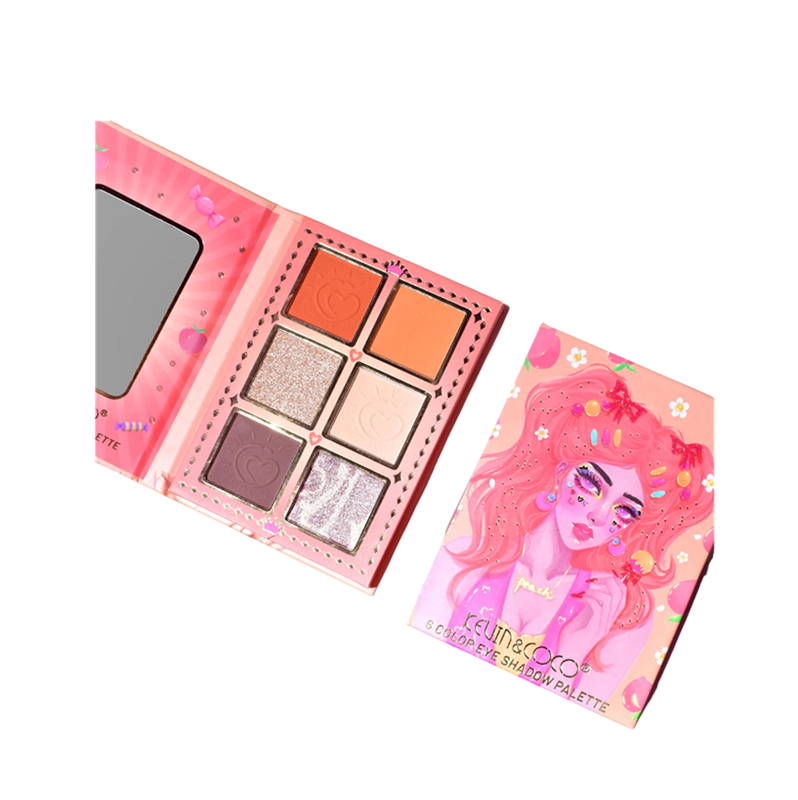 PALETA FACIAL 6 CORES - KEVIN & COCO
