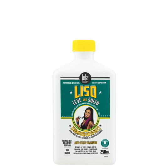 SHAMPO ANTIFRIZZ LISO LEVE E SOLTO 250ML - LOLA COSMETICS