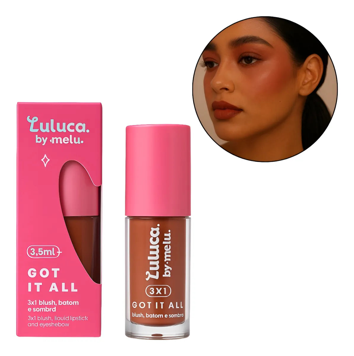 3X1 BLUSH, BATOM E SOMBRA GOT IT ALL - RUBY ROSE