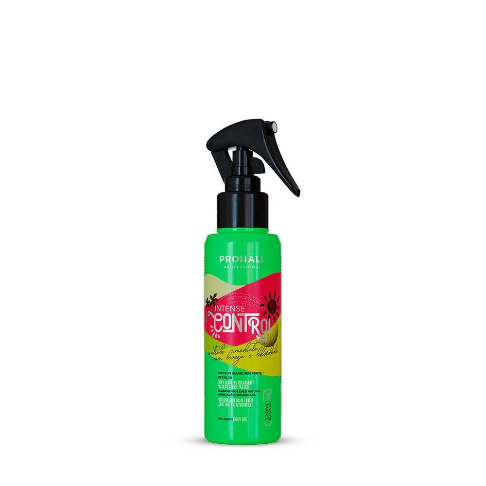 LEAVE IN INTENSE CONTROL ANTIFRIZZ IMEDIATO SEM USO DE CALOR 120ML - PROHALL