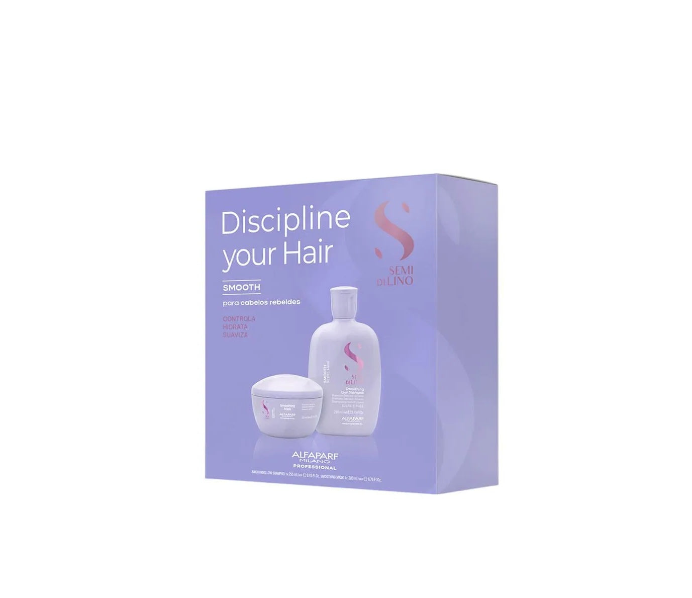 KIT SEMI DI LINO SHAMPOO E MASCARA SMOOTHING - ALFAPARF