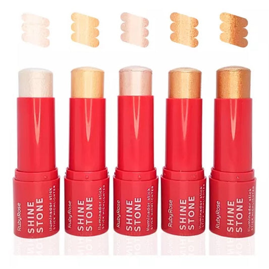 ILUMINADOR STICK SHINE STONE - RUBY ROSE