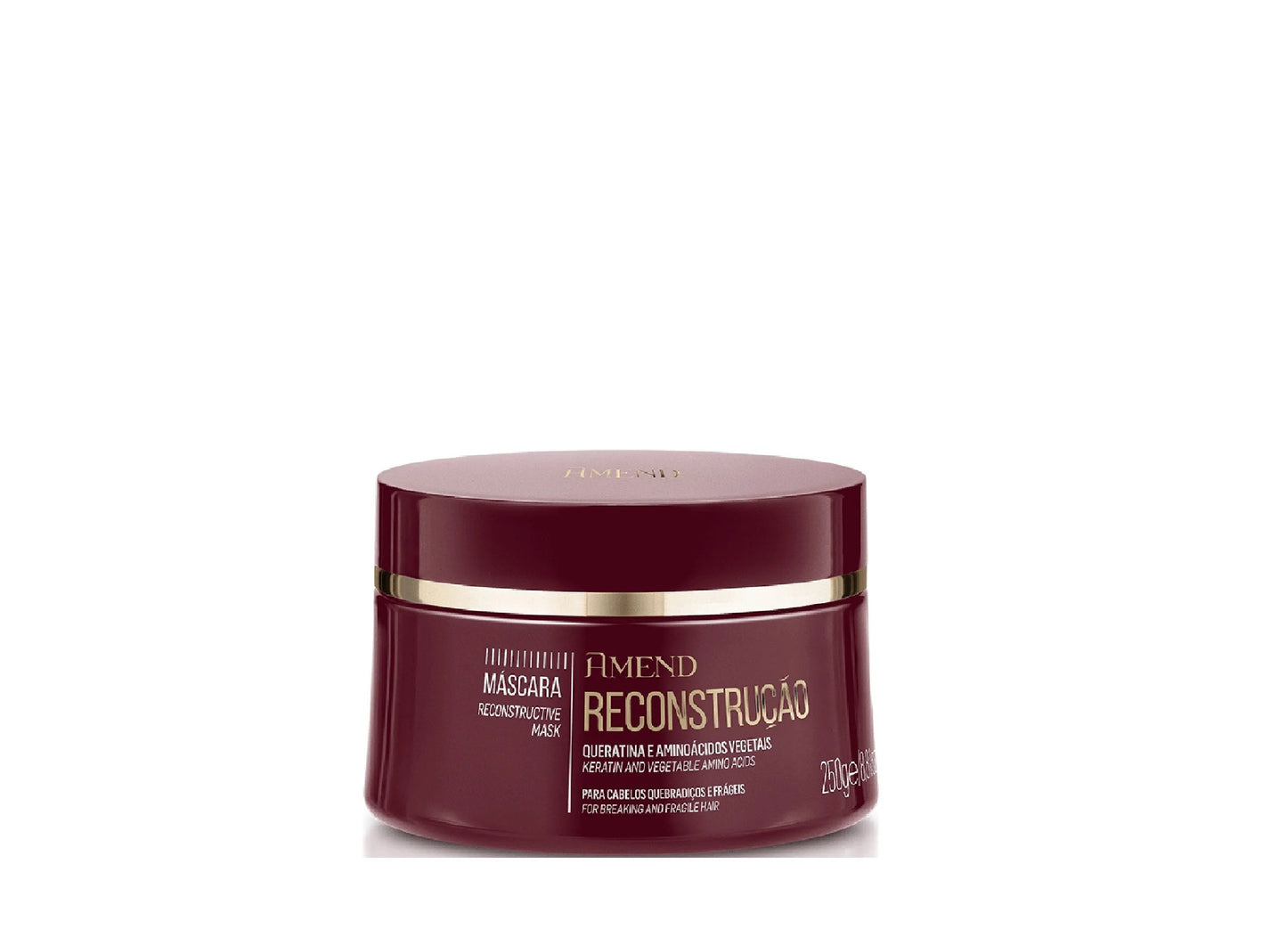 MASCARA RECONSTRUÇÃO PARA CABELOS QUEBRADIÇOS E FRAGEIS 250G - AMEND