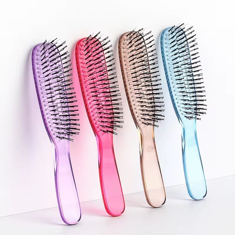 ESCOVA DESEMBARAÇANTE COM CERDA DUPLA LILAS - ISSI SUPPLIES
