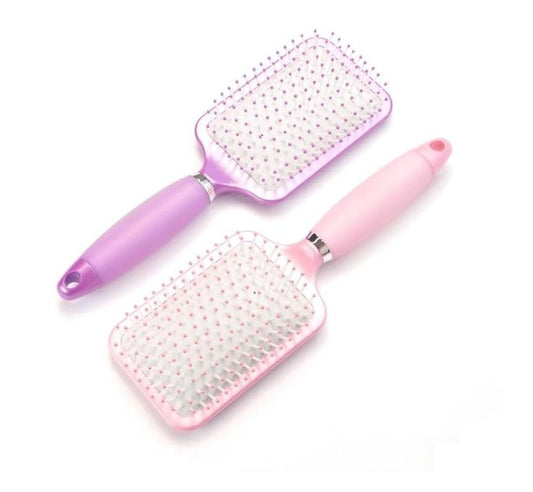 ESCOVA DESEMBARAÇANTE QUADRADA ROSA - ISSI SUPPLIES